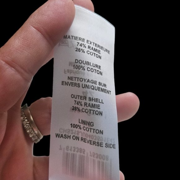 See by Chloe Fruit Mini Ramie Skirt size 42 (10) - Picture 3 of 3